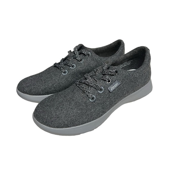 NIB Jambu JSPORT ARROW Womens Dark Gray S9ARW19 Wool Casual Slip On Sneaker 8 - Picture 3 of 9